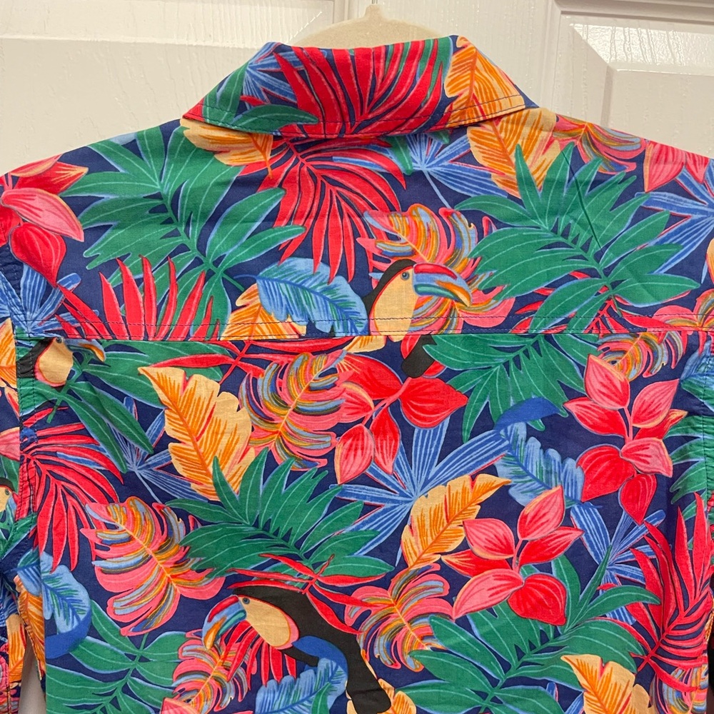 J. Mclaughlin Tropical Button Down Top - image 8